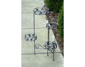 Oakland Living Plant Stand Folding 4 Tray