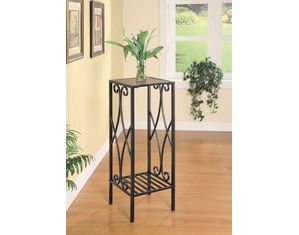 Union Square Black With Gold Plant Stand