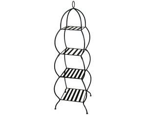 Pangaea Victorian Iron Plant Stand
