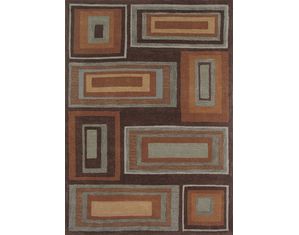 Bernards Furniture Escapades Modern Tobacco Area Rug