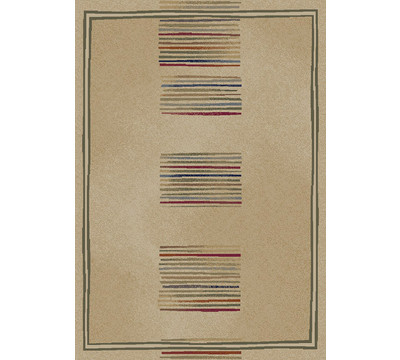 Stripes and Squares - Ivory