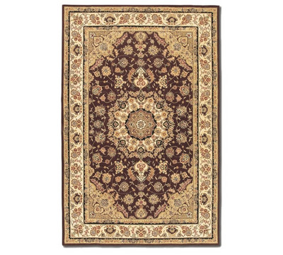All Over Centre Medallion - Deep Eggplant