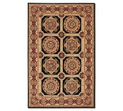French Aubusson Midnight - Persian Red