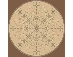 Dynamic Rugs Piazza Machine Made Round Area Rug