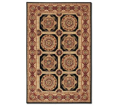 French Aubusson Midnight - Persian Red