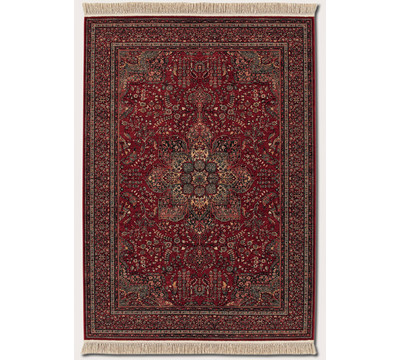 All Over Center Medallion - Antique Red