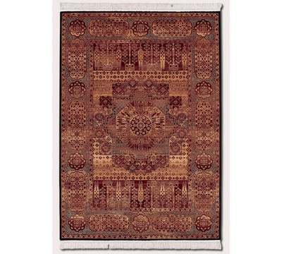 Imperial Ferahan - Brown Sienna and Teal