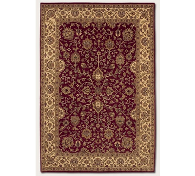 Isfahan - Burgundy and Camel