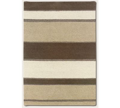 Retro Stripe - Linen Beige and White