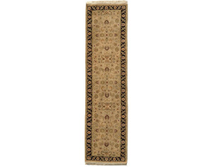 Jaipur Atlantis Kerala Beige and Ebony Rug Runner