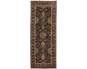 Jaipur Royale Alexandria Ebony and Ebony Rug Runner - Fast FREE FedEx Shipping!