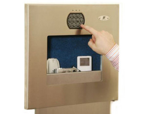 SecureLogic Wall Vault Keypad Wall Safe - Fast FREE FedEx Shipping!