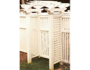 Island Post Caps Green Mountain Pergola - Fast FREE FedEx Shipping!