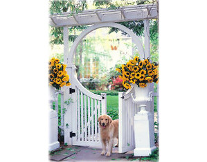 Island Post Caps Sconset Pergola - Fast FREE FedEx Shipping!