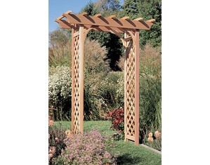 Rustic Natural Cedar Furniture Pergola - Fast FREE FedEx Shipping!