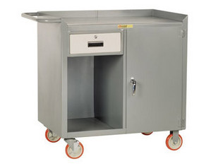 Little Giant Mobile Cabinet with 1 Drawer and 1 Door Workbench