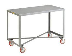 Little Giant Mobile Single Shelf Workbench