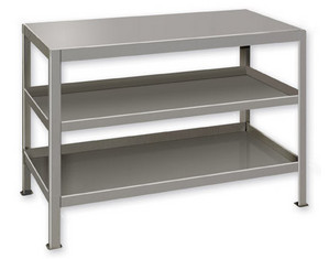 Pucel-Grizzly 3 Shelves Heavy Duty Worktable