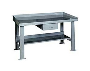 Pucel-Grizzly BSD Series Basic Workbench with Shelf and Drawer