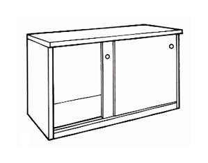 Pucel-Grizzly CS-CW Series Basic Unit Workbench with Sliding Doors