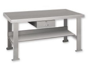 Pucel-Grizzly FSD Series Basic Workbench with Shelf and Drawer