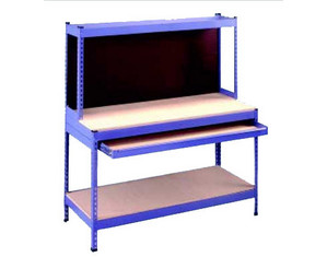 Tennsco Rivet Style Workbench with 1 Half Width Drawer