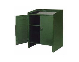 Pucel-Grizzly 2 Shelves Shop Cabinet Desk