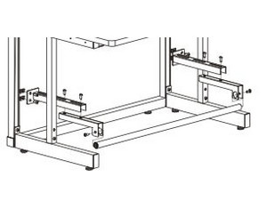 Production Basics Adjustable Tube Footrest