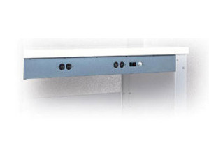 Tennsco Electronic Outlet Panel with Panel Legs