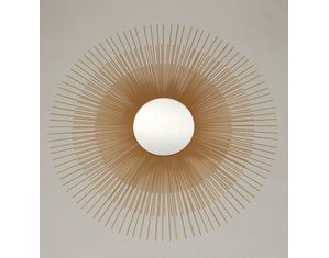 Ashton Sutton Mirror with Gold Sunburst