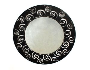 Ashton Sutton Round Metal Wall Mirror