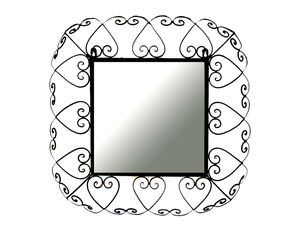 Ashton Sutton Square Wrought Iron Wall Mirror