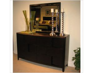 Magnussen Nova Wood Framed Landscape Mirror