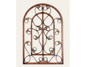 Harris Marcus Home Sienna Iron Decorative Wall Mirror