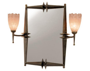 Kalco Lighting Milan Powder Room Mirror with 2 Light - FREE Inside Delivery!
