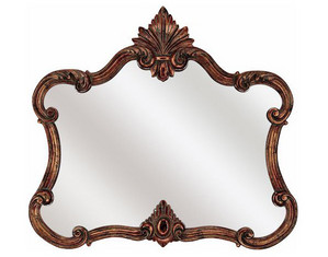 Paragon Picture Gallery Aged Copper Pediment Decorative Wall Mirror - Fast FREE FedEx Shipping!