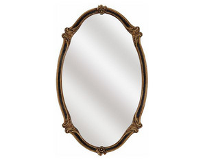 Paragon Picture Gallery Black or Gold Oval Decorative Wall Mirror - Fast FREE FedEx Shipping!