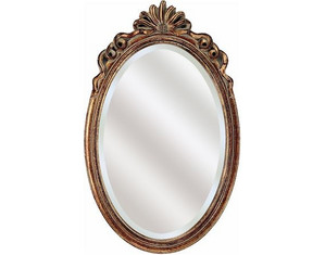 Paragon Picture Gallery Gold Oval Bow Beveled Decorative Wall Mirror - Fast FREE FedEx Shipping!