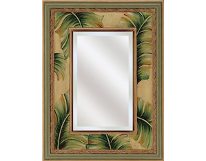 Paragon Picture Gallery Palm Delight Beveled Decorative Wall Mirror