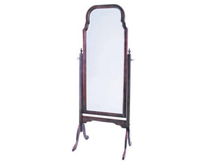 Cooper Classics Queen Anne Cheval Decorative Floor Mirror - Fast FREE FedEx Shipping!