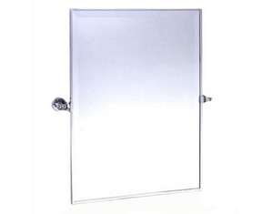 Afina Radiance Gear Tilt Rectangle Framed Decorative Bathroom Mirror