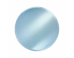 Afina Radiance Tilt Round Frameless Decorative Bathroom Mirror