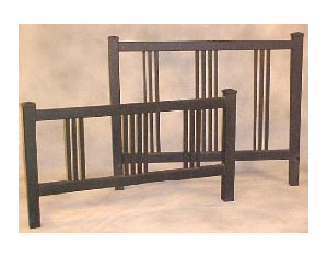Village Craft Base Missione Bed Headboard and Footboard