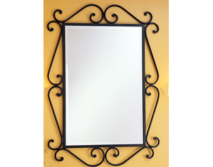 St Thomas Creations Granada Rectangle Beveled Pedestal Sink Mirror - Fast FREE FedEx Shipping!