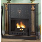 Black  Gel Fuel Fireplaces