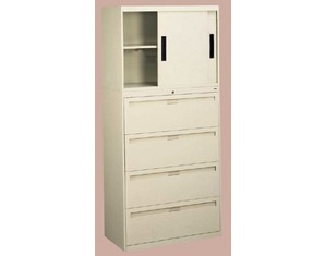 Tennsco 4 Drawer Lateral File Cabinet - FREE Inside Delivery!