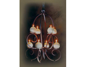 Stetson Telluride Wrought Iron Candelabra