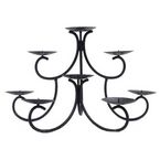 Black  Fireplace Candelabras