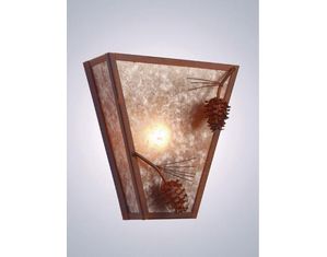 Steel Partners Vegas Sconce - Ponderosa Pine