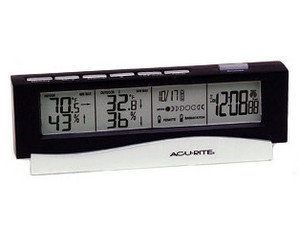 Chaney Atomix Wireless Thermometer with Clock and Calendar Digital Weather Station - Fast FREE FedEx Shipping!